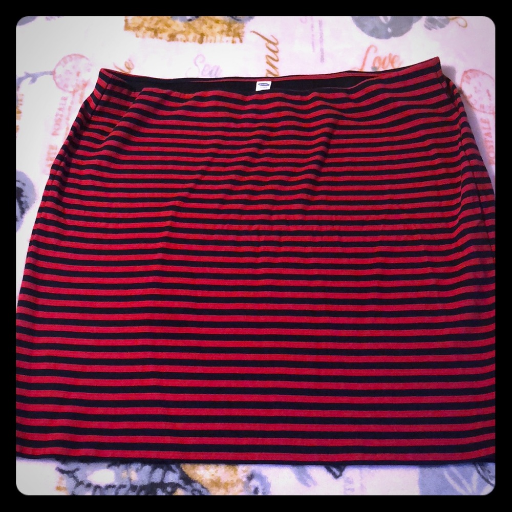 Striped Mini Skirt